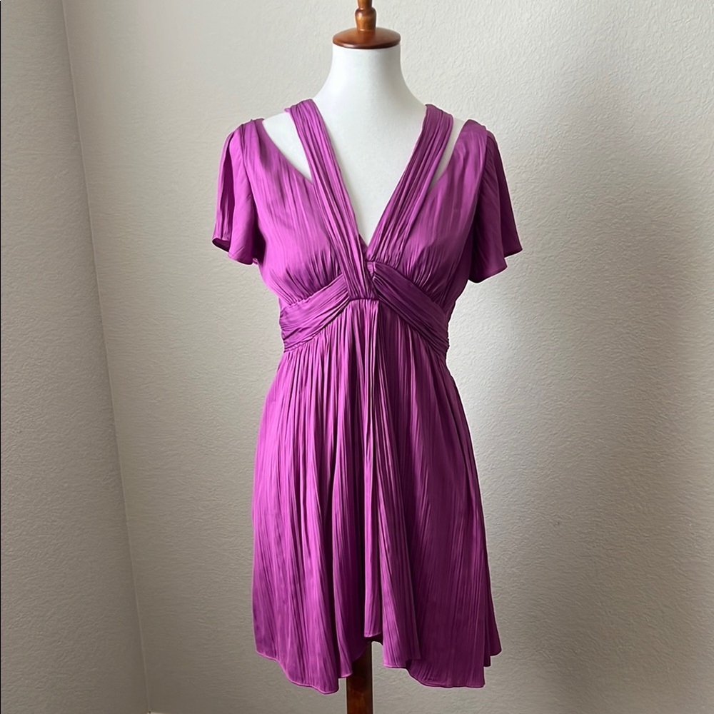 Anthropologie purple dress